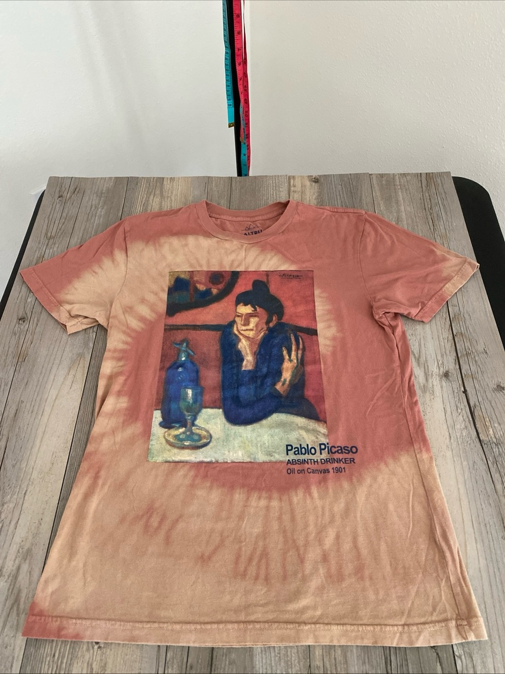Pablo Picasso Spanish Painter T Shirt Altru Absinth Drinker ERROR (READ) Medium